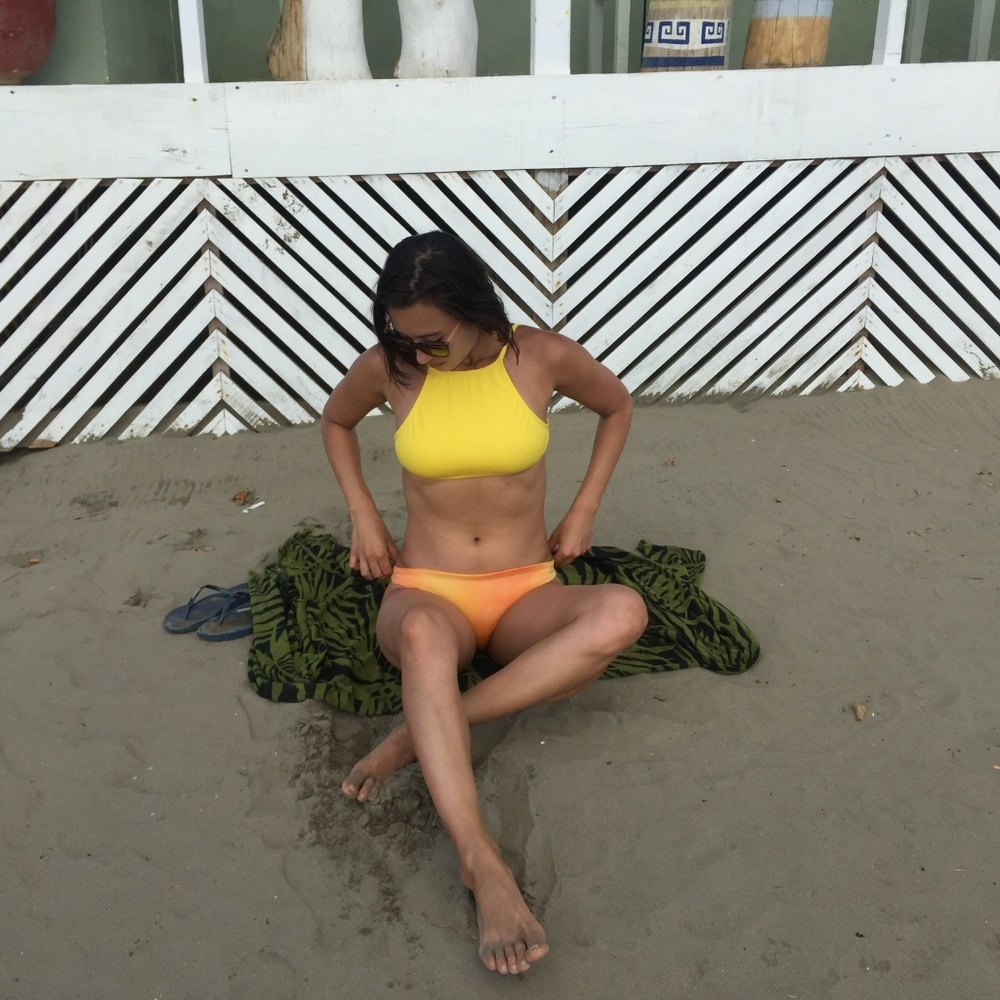 Morena Beachwear Top Yellow